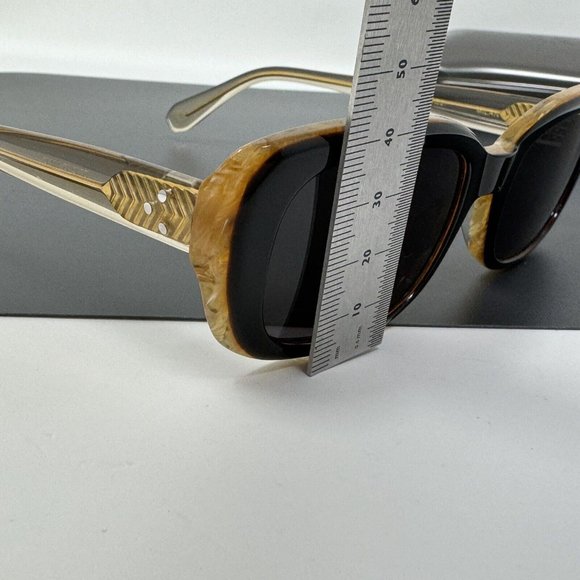 KREWE Milan Mystic 90s Look Rectangle Compact Silhouette Sunnies - Picture 14 of 16